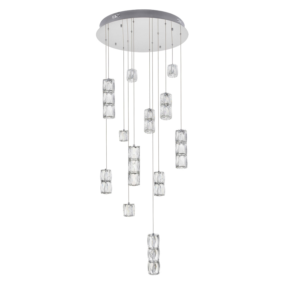 Elegant Pendant - Chrome, L 24" (3500D24C)