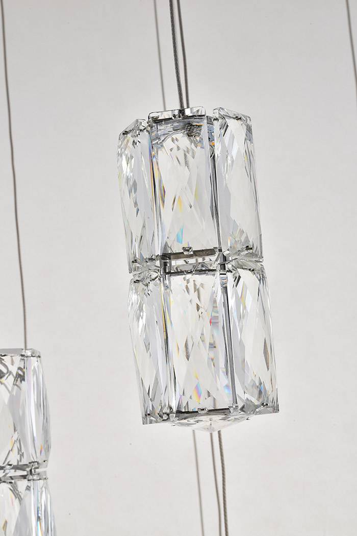 Elegant Pendant - Chrome, L 28" (3500D28C)