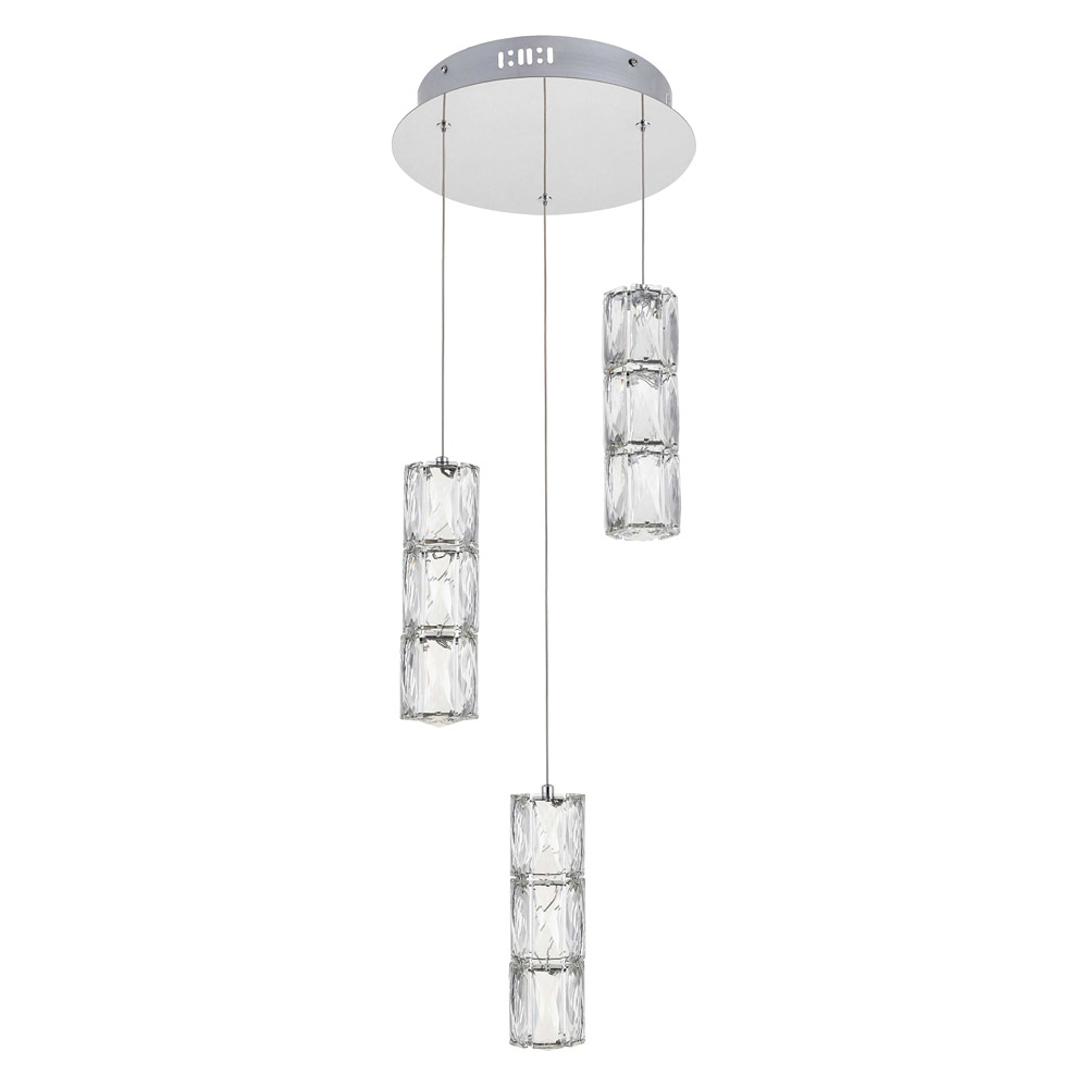 Elegant Pendant - Chrome, L 12" (3500D3RC)