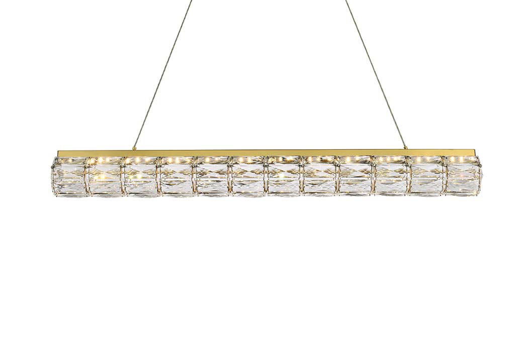 Elegant Valetta Led Chandelier - Gold, L 36" (3501D36G)