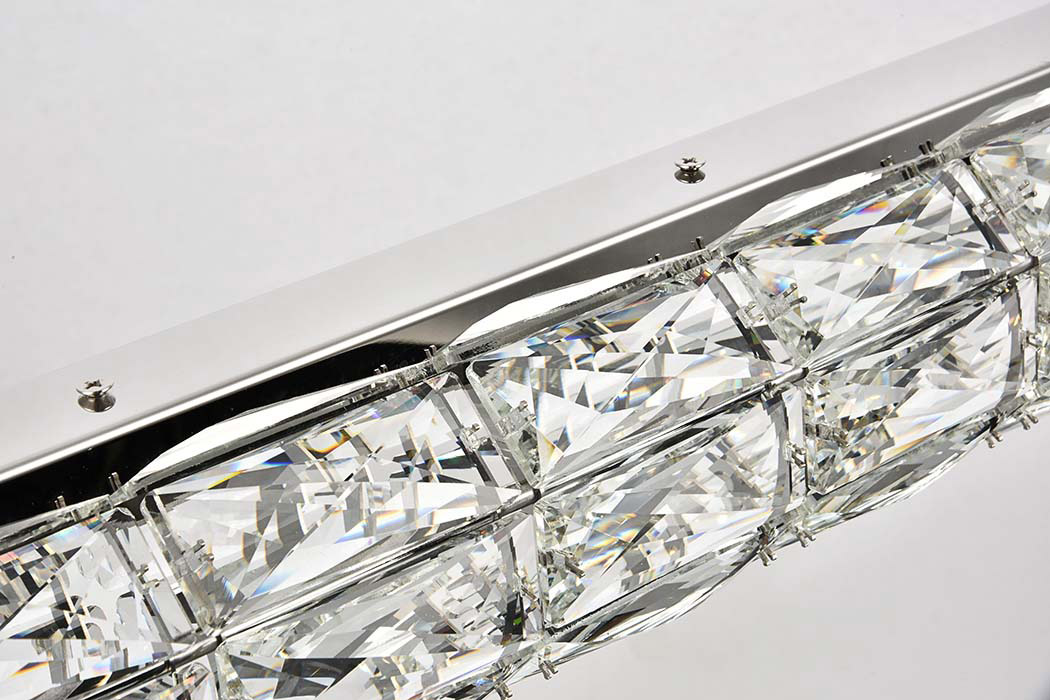 Elegant Valetta Led Chandelier - Chrome, L 42" (3501D42C)