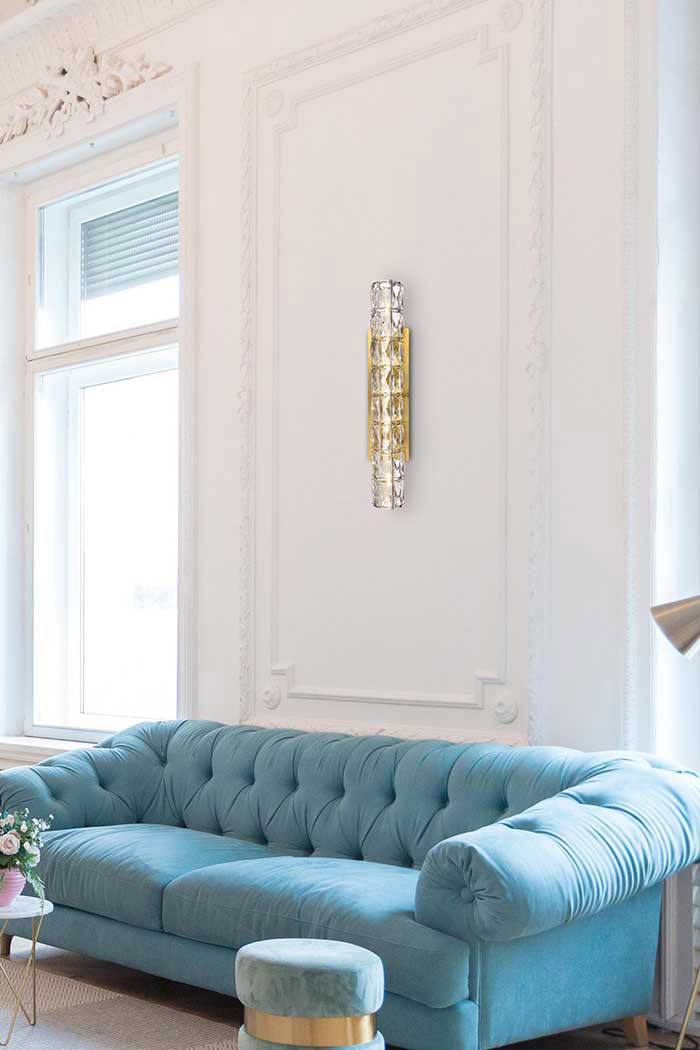 Elegant Valetta Led Wall Sconce - Gold, L 24" (3501W24G)