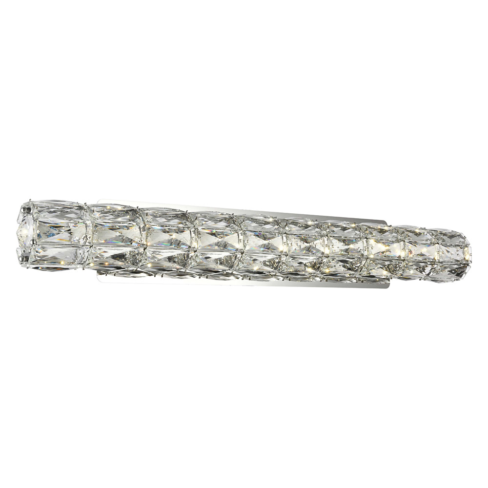 Elegant Valetta Led Wall Sconce - Chrome, L 30" (3501W30C)