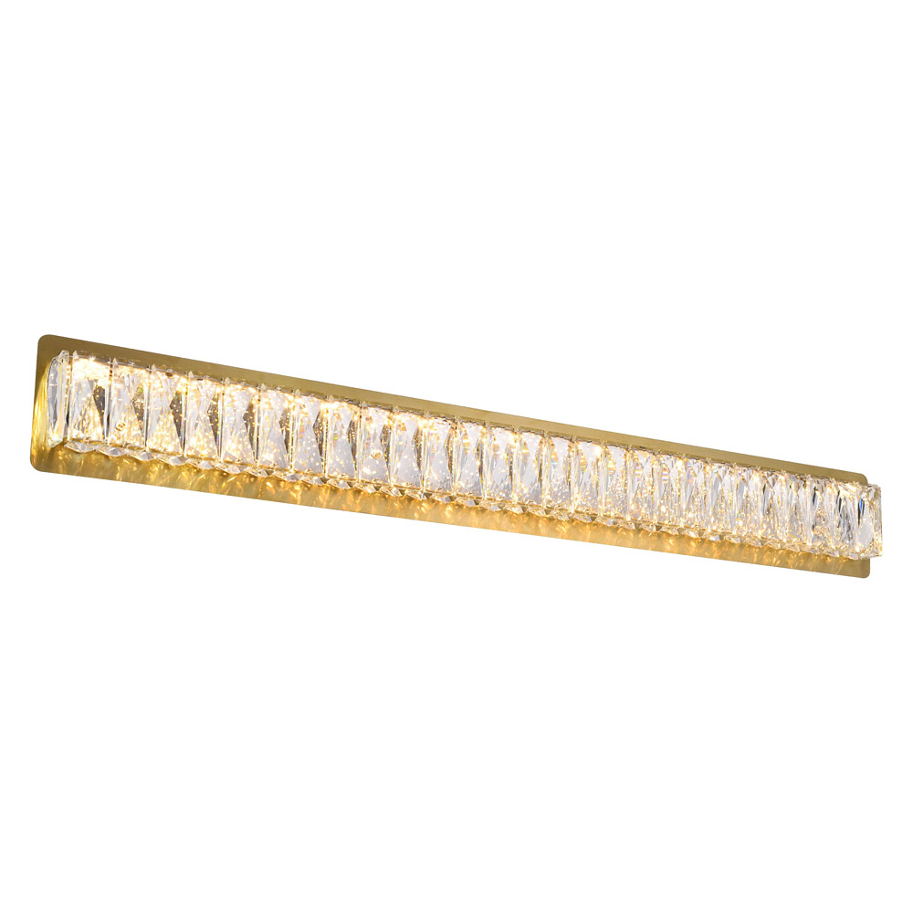 Elegant Monroe Integrated Led Chip Light Wall Sconce - Gold, L 35.4" (3502W35G)