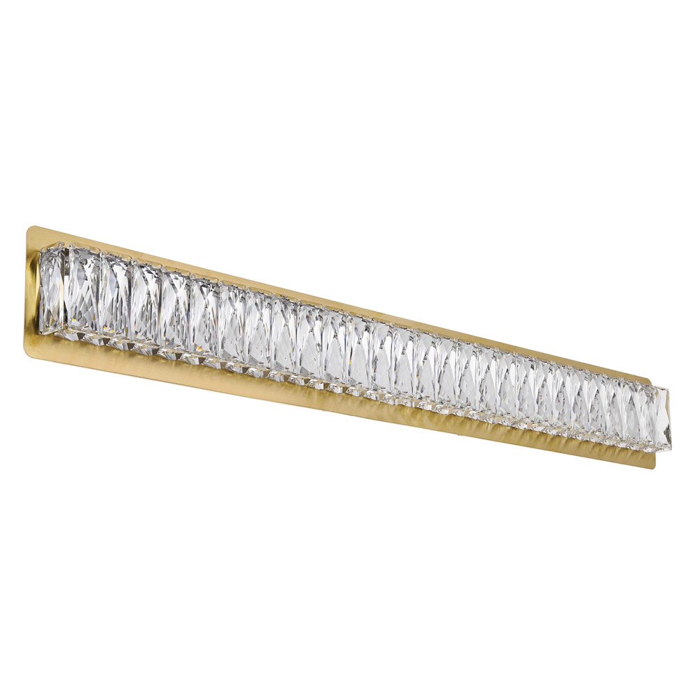 Elegant Monroe Integrated Led Chip Light Wall Sconce - Gold, L 35.4" (3502W35G)