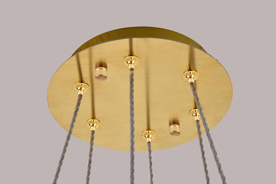 Elegant Monroe 5 Tier Led Chandelier - Gold, L 17.7" (3503G18G)