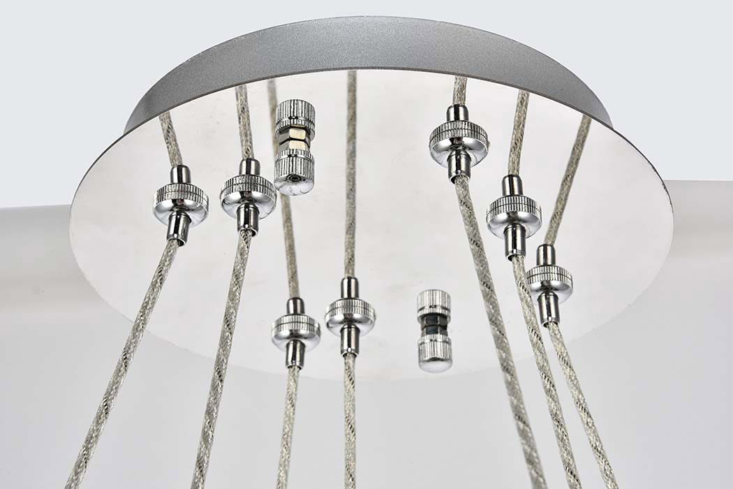 Elegant Monroe 5 Tier Led Chandelier - Chrome, L 23.6" (3503G24C)