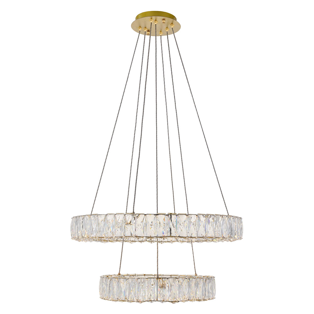 Elegant - Monroe 5 Tier Led Chandelier