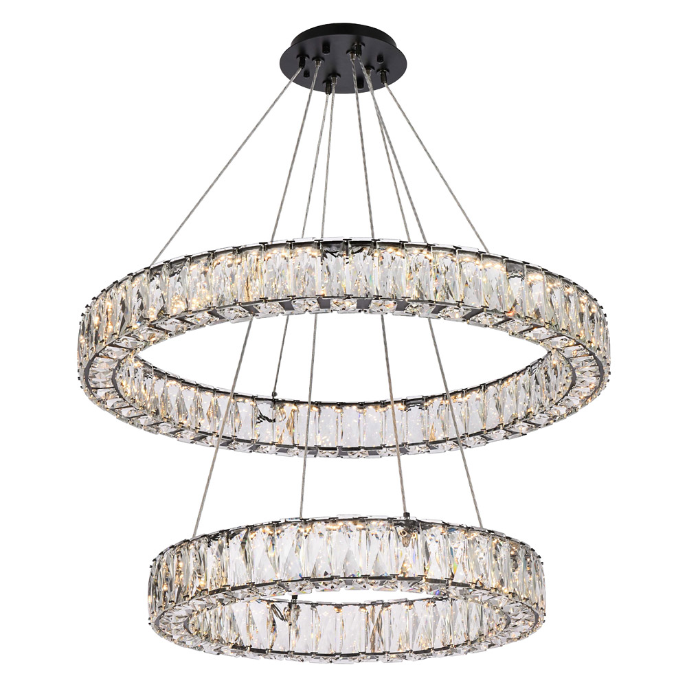 Elegant - Monroe 5 Tier Led Chandelier