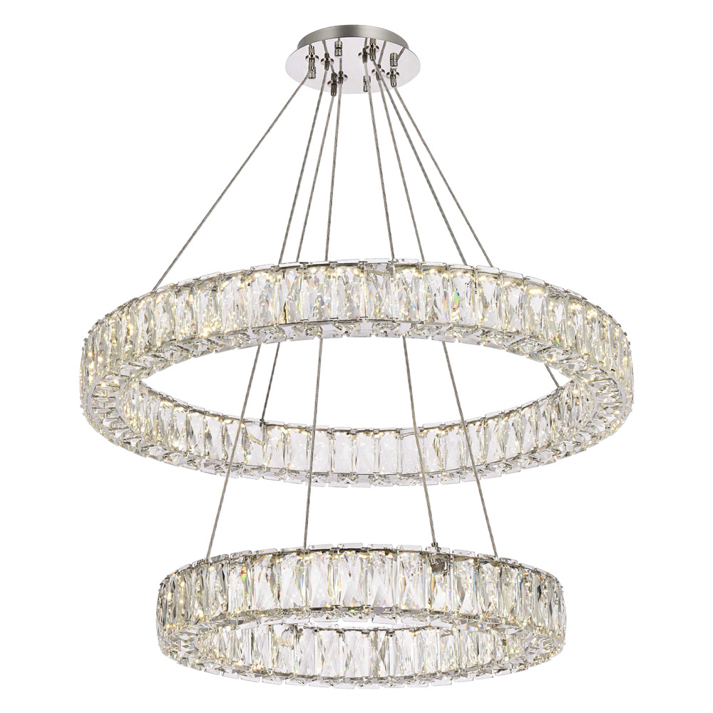 Elegant - Monroe 5 Tier Led Chandelier