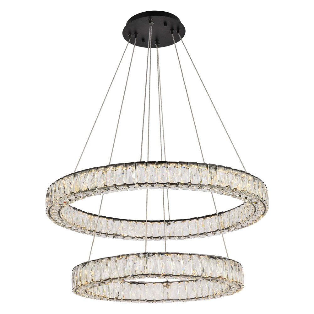 Elegant - Monroe 5 Tier Led Chandelier