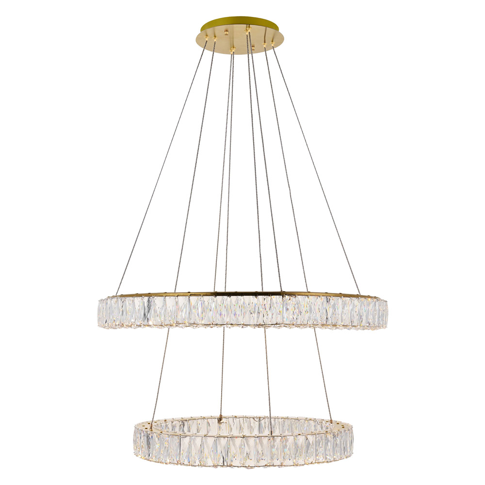 Elegant - Monroe 5 Tier Led Chandelier