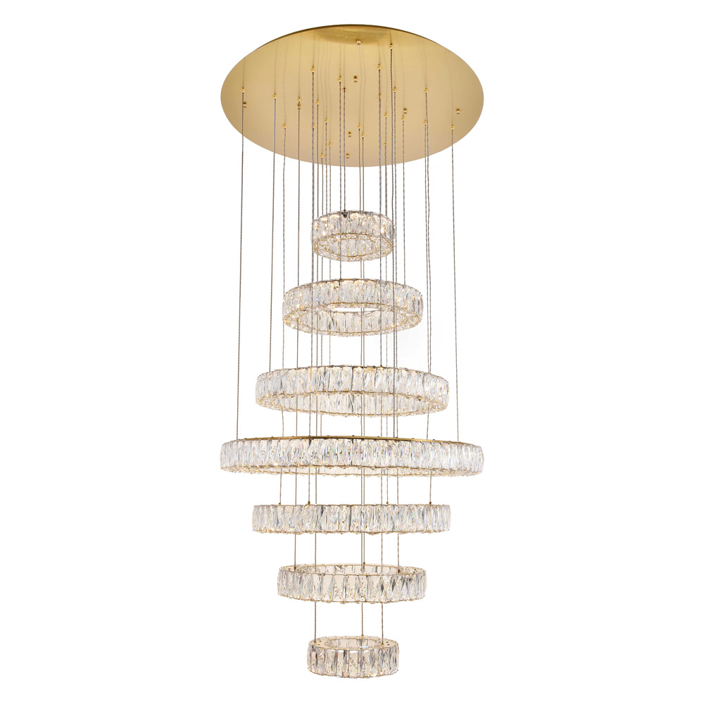 Elegant - Monroe 5 Tier Led Chandelier