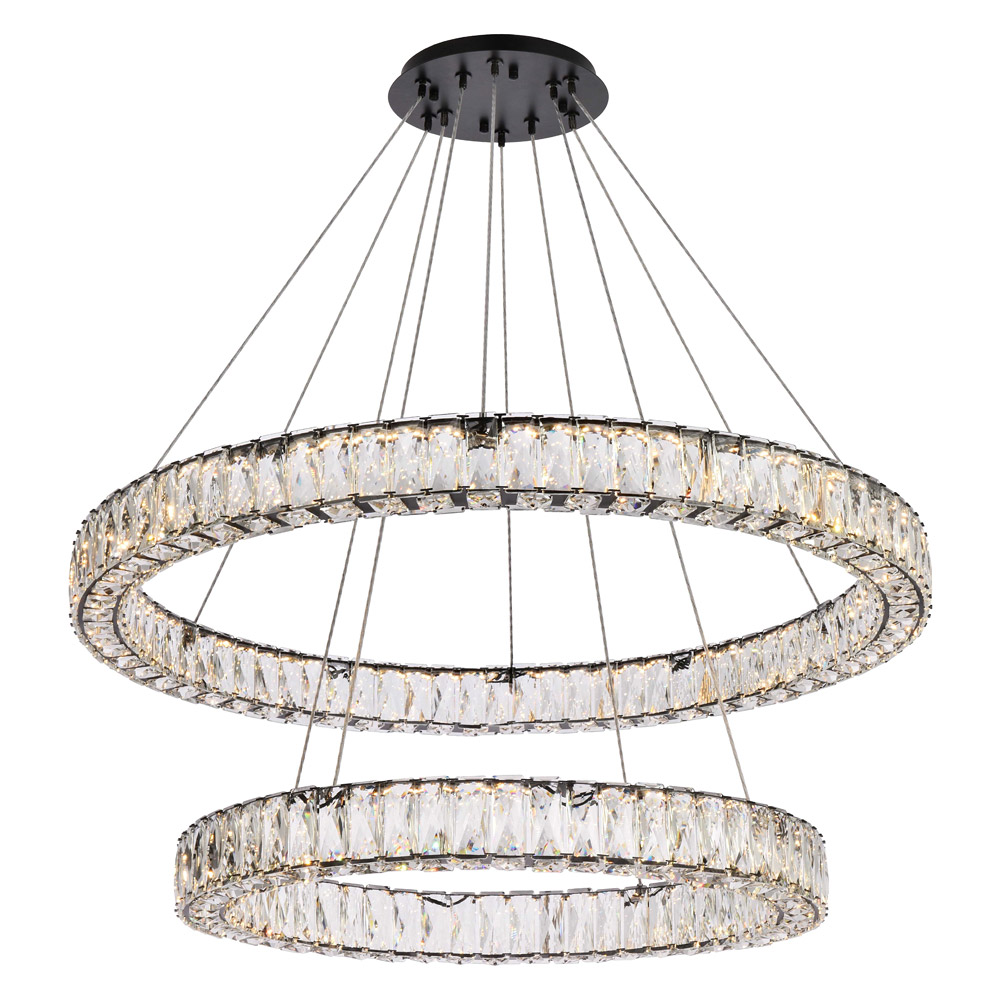 Elegant - Monroe 5 Tier Led Chandelier