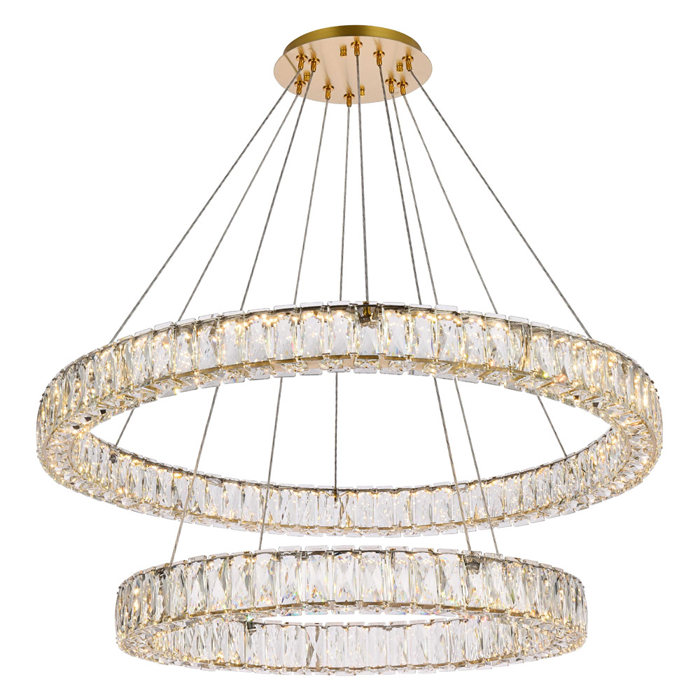 Elegant - Monroe 5 Tier Led Chandelier