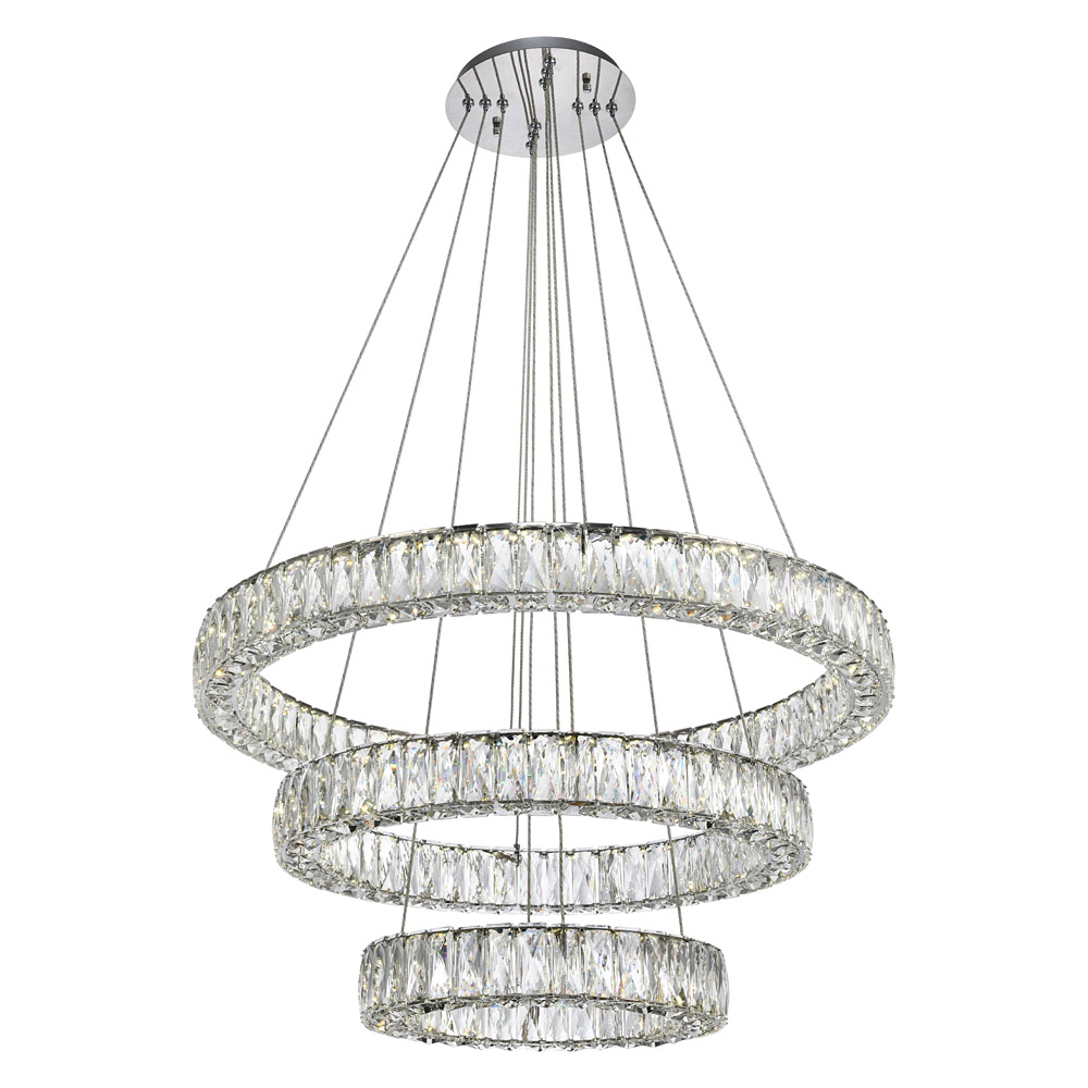 Elegant - Monroe 5 Tier Led Chandelier