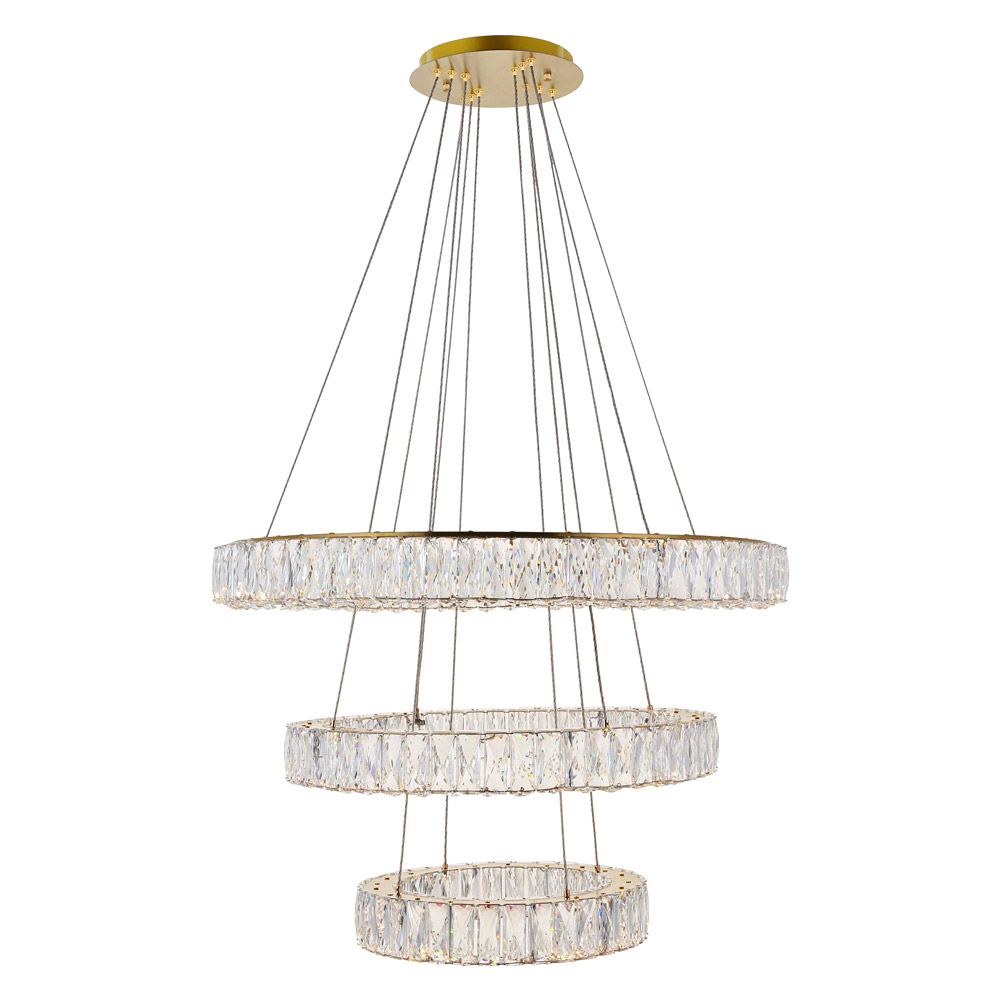 Elegant - Monroe 5 Tier Led Chandelier