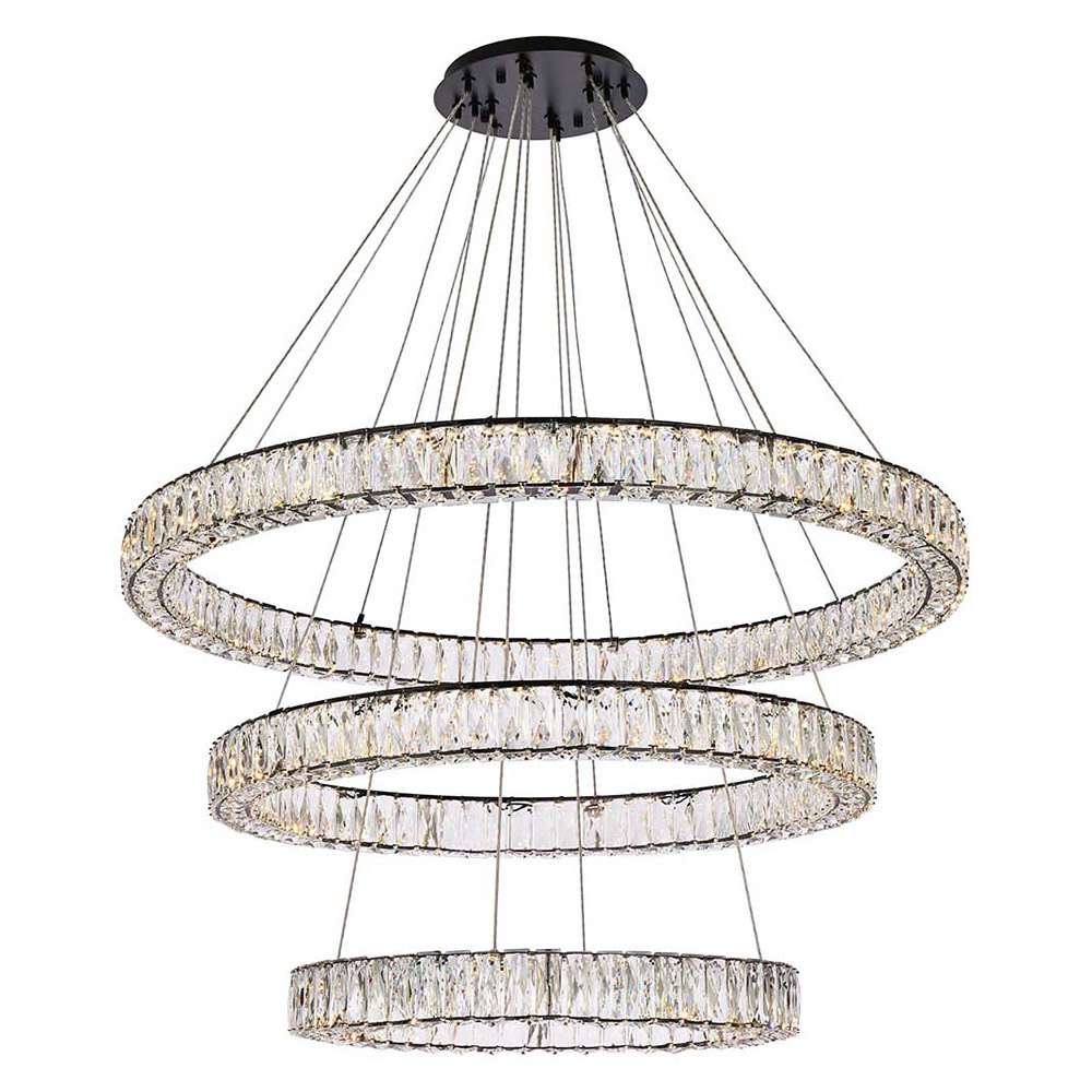 Elegant - Monroe 5 Tier Led Chandelier