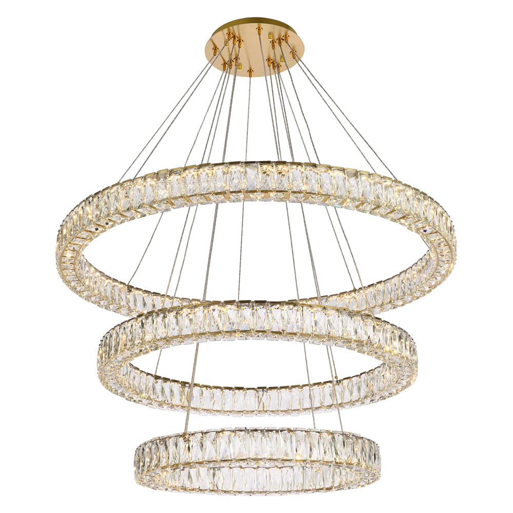 Elegant - Monroe 5 Tier Led Chandelier