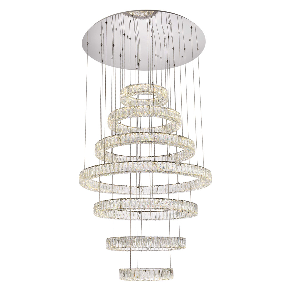 Elegant - Monroe 5 Tier Led Chandelier