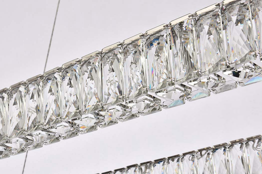 Elegant Pendant Light - Chrome, L 42" (3504D42L1C)