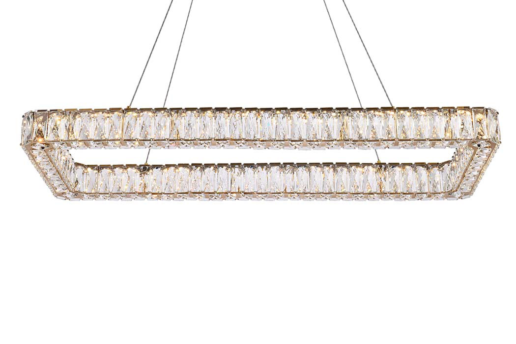 Elegant Pendant Light - Gold, L 42" (3504D42L1G)