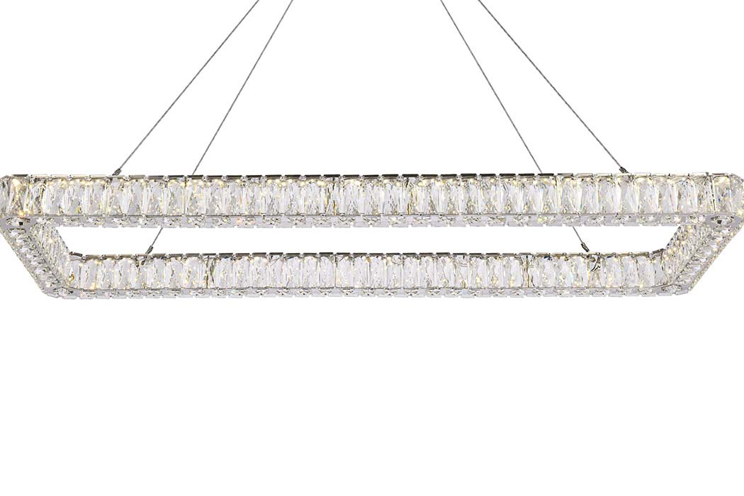 Elegant Pendant Light - Chrome, L 50" (3504D50L1C)