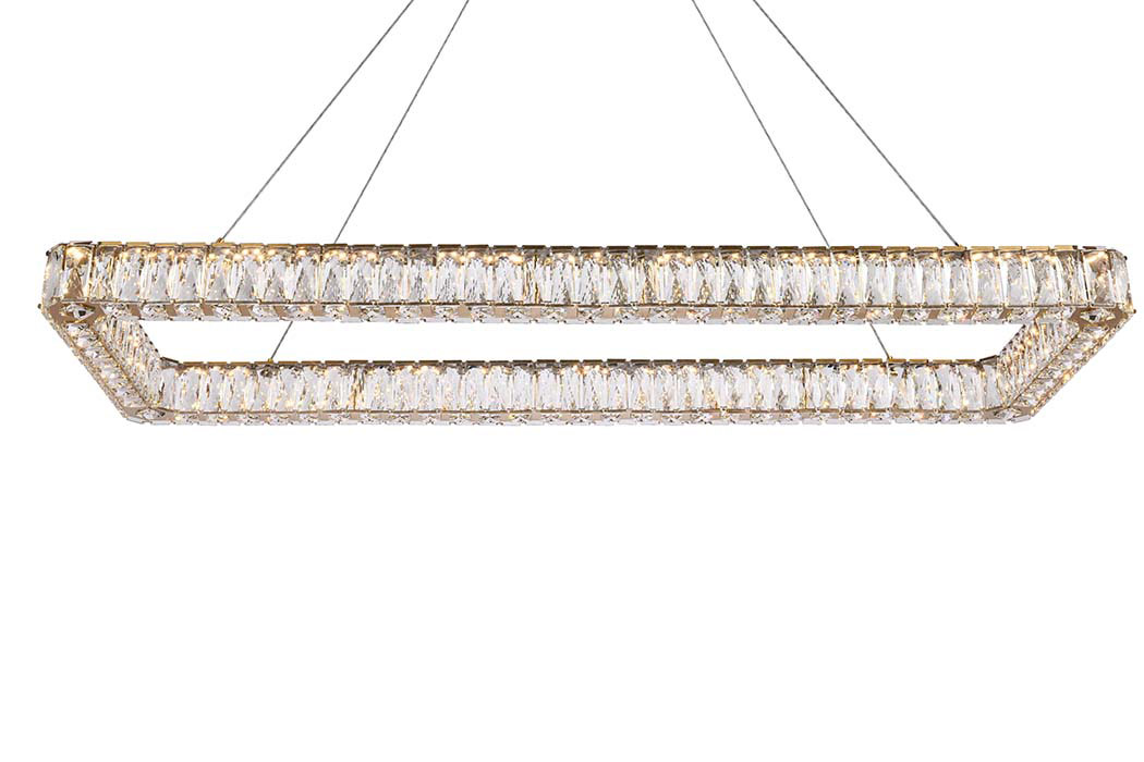 Elegant Pendant Light - Gold, L 50" (3504D50L1G)