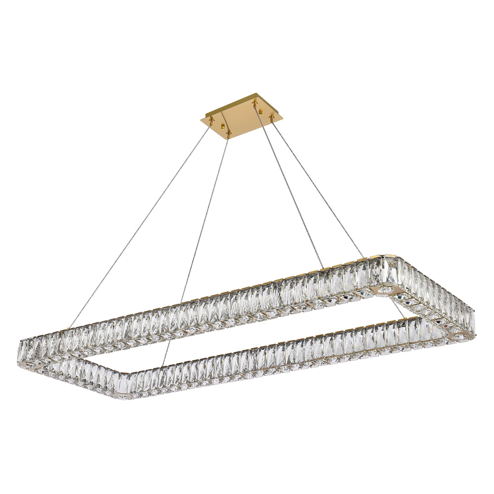 Elegant Pendant Light - Gold, L 50" (3504D50L1G)