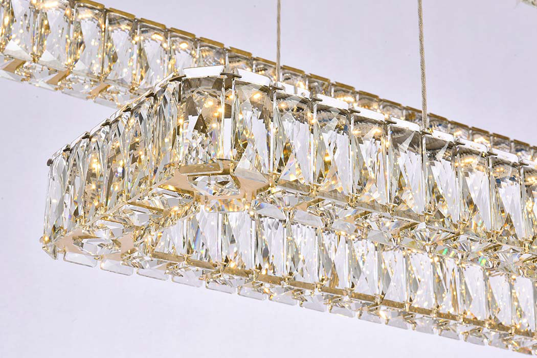 Elegant Pendant Light - Gold, L 50", 3 Lights (3504G50L3G)