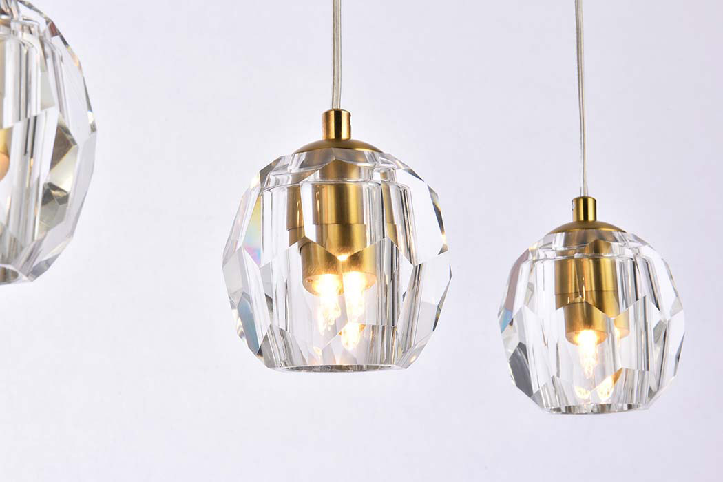 Elegant Eren 1 Light Pendant - Gold, L 28" (3505D28G)