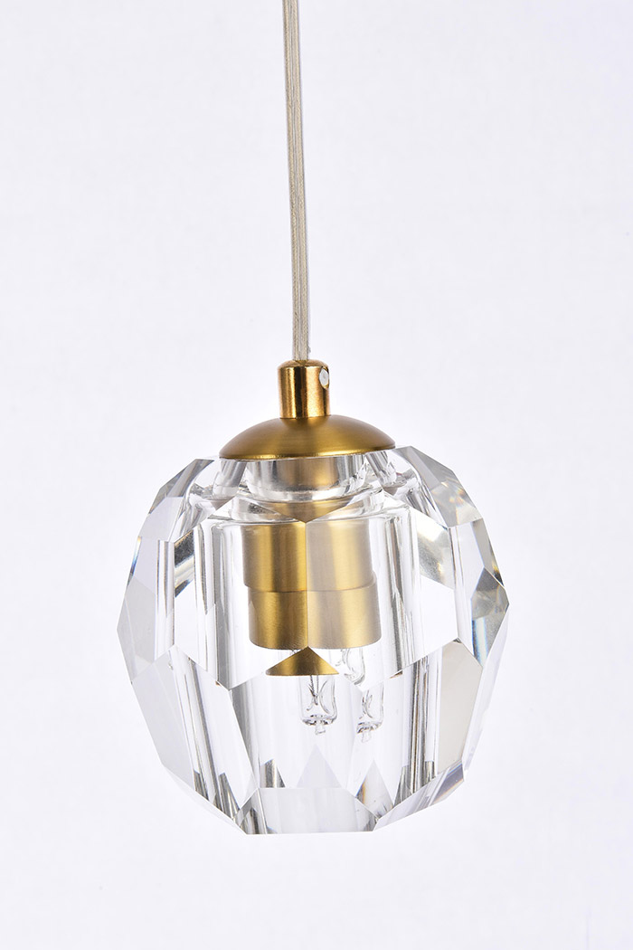 Elegant Eren 1 Light Pendant - Gold, L 28" (3505D28G)