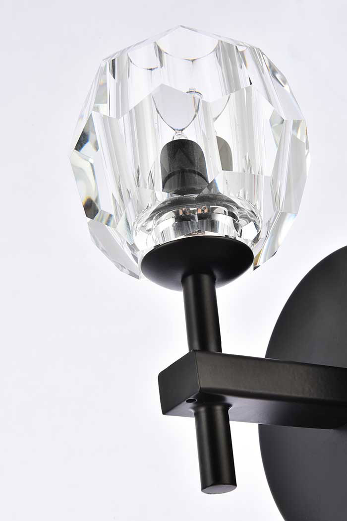 Elegant Wall Sconce - Black (3505W6BK)