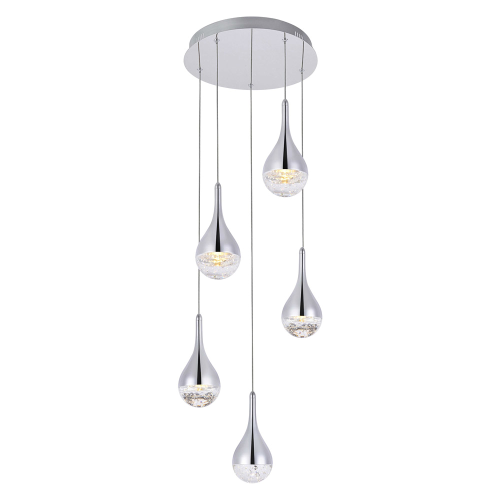 Elegant - Amherst 3-Light Led Chandelier