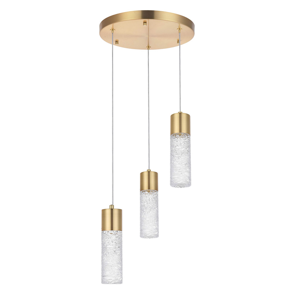 Elegant Pendant Light - Gold, L 12" (5200D12G)