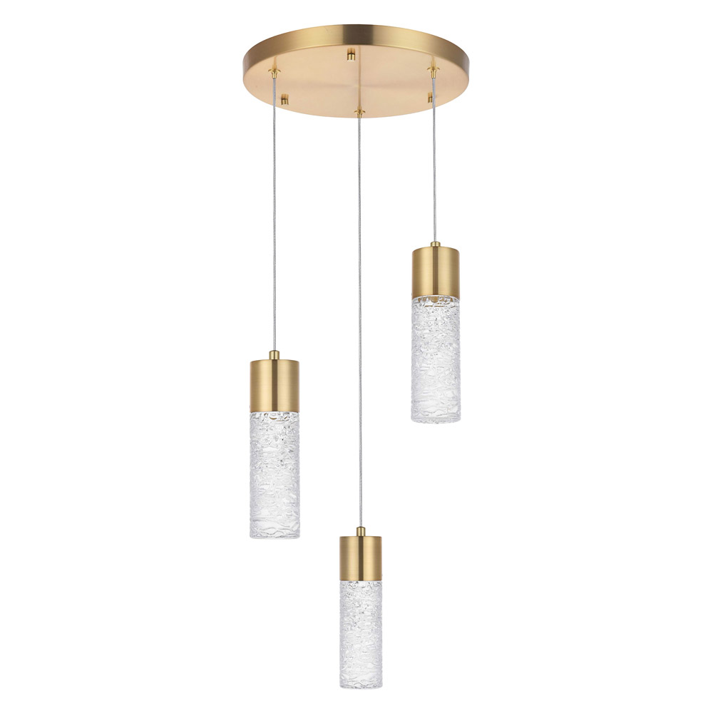 Elegant Pendant Light - Gold, L 12" (5200D12G)