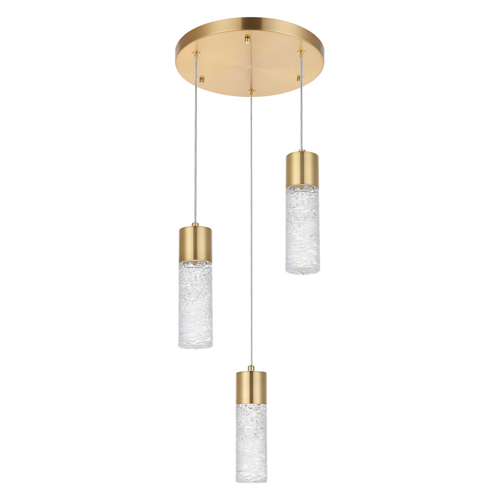 Elegant Pendant Light - Gold, L 12" (5200D12G)