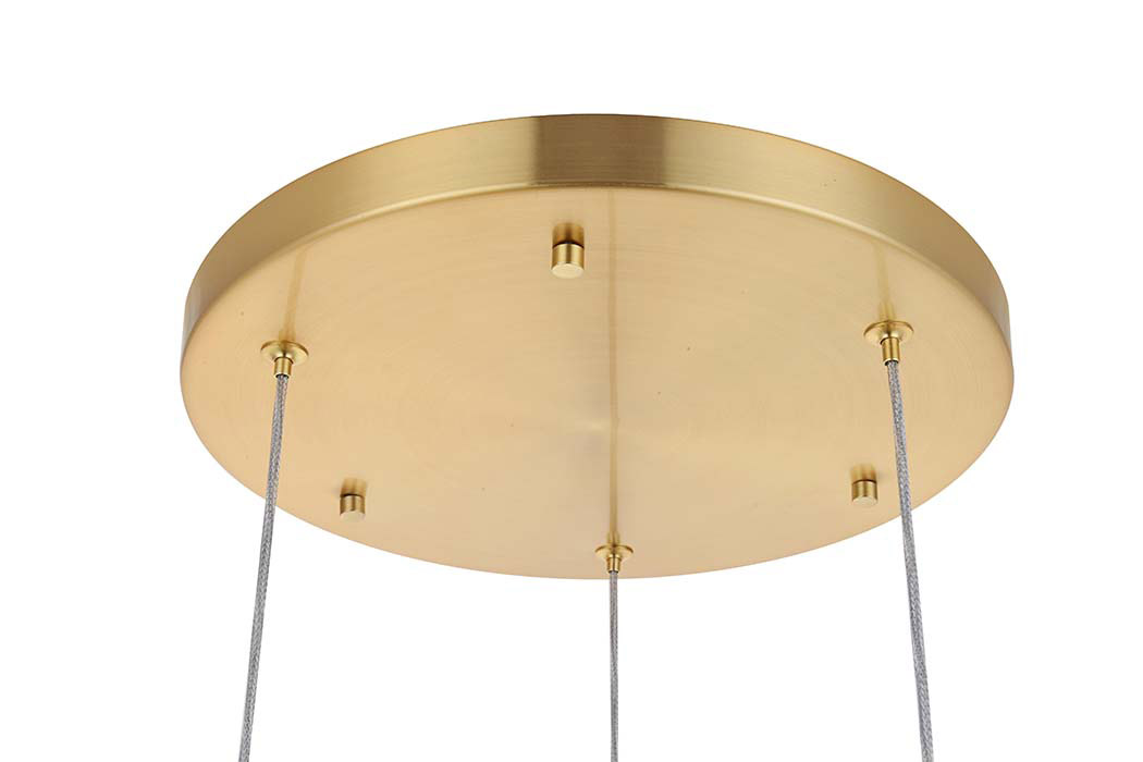 Elegant Pendant Light - Gold, L 12" (5200D12G)