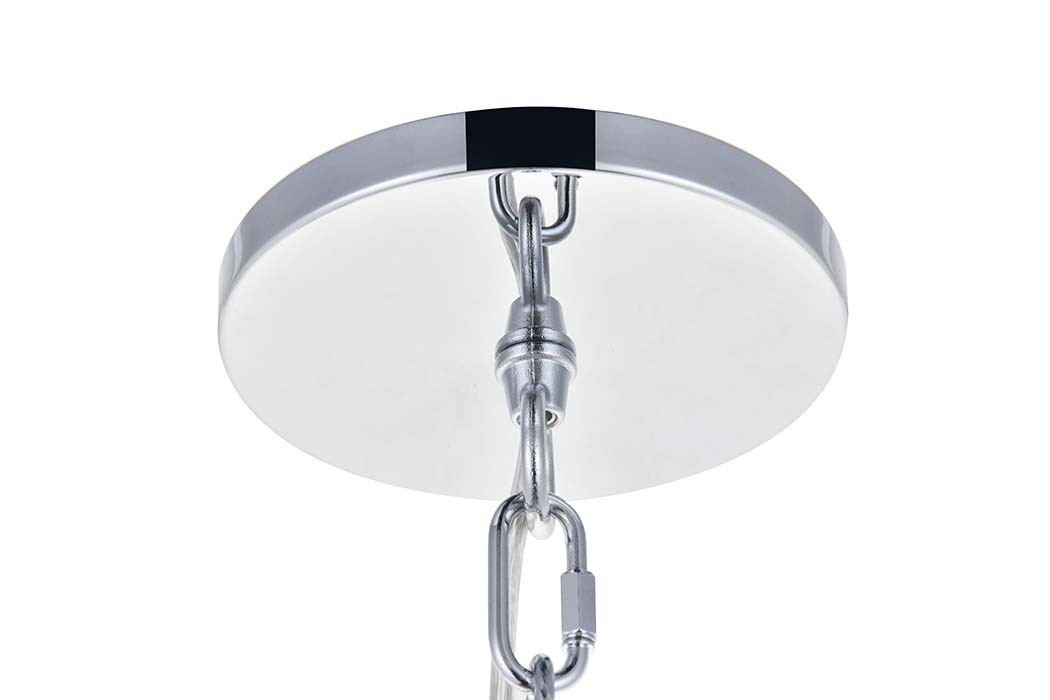 Elegant Pendant Light - Chrome, L 26" (5200D26C)