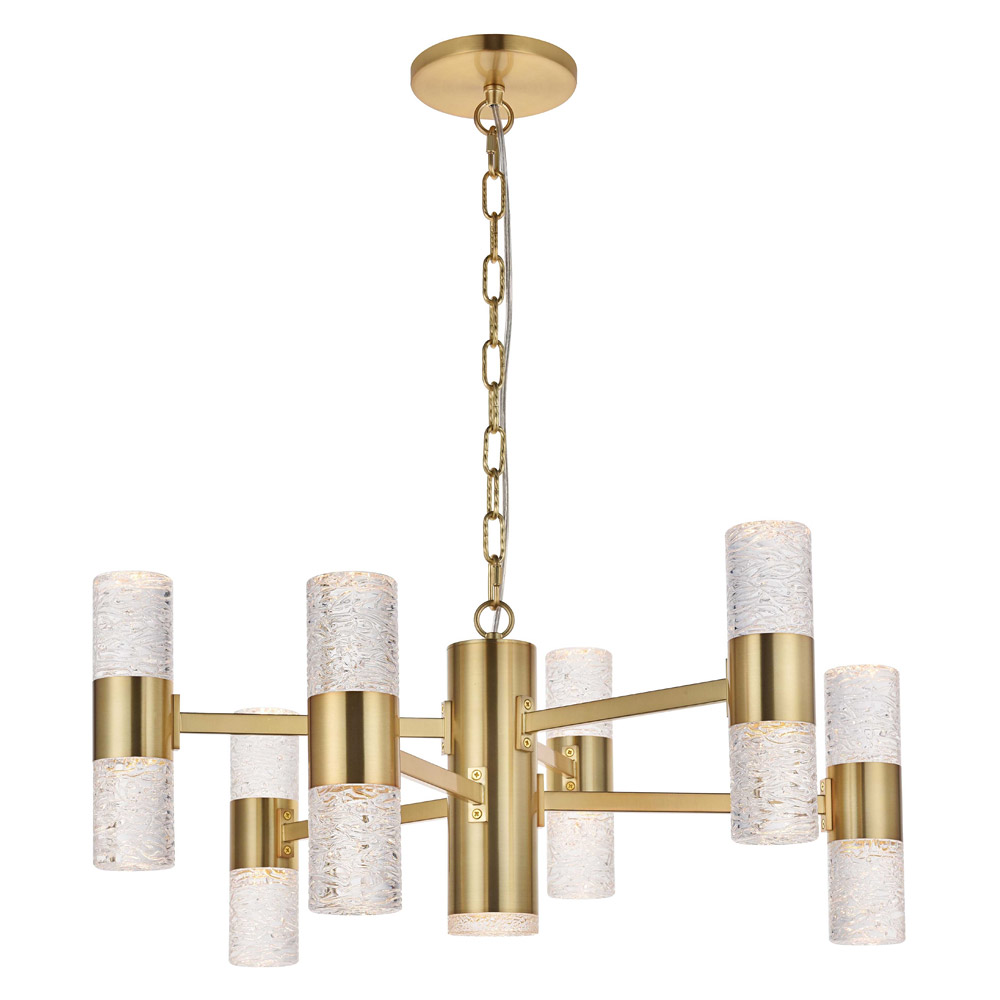 Elegant Pendant Light - Gold, L 26" (5200D26G)