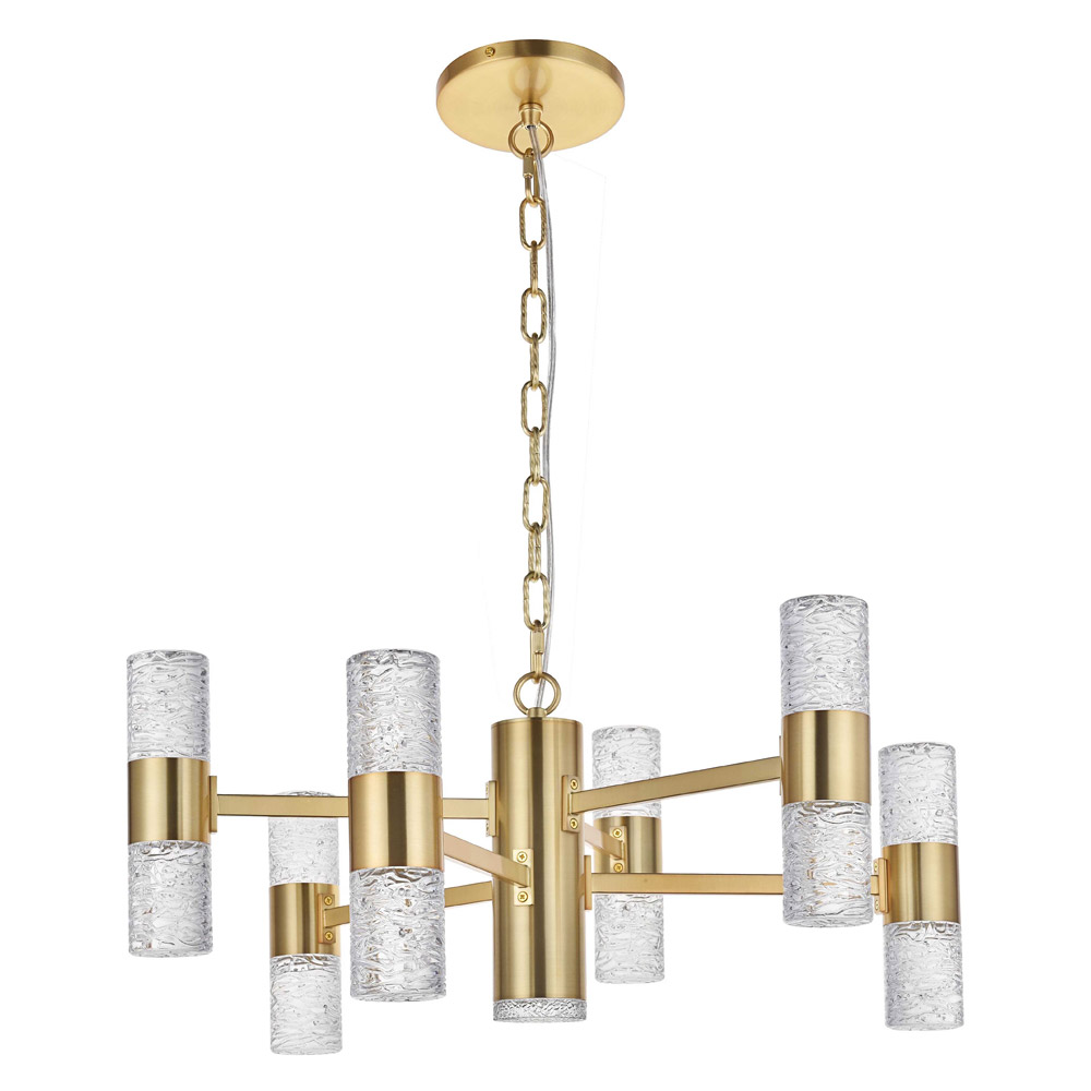 Elegant Pendant Light - Gold, L 26" (5200D26G)