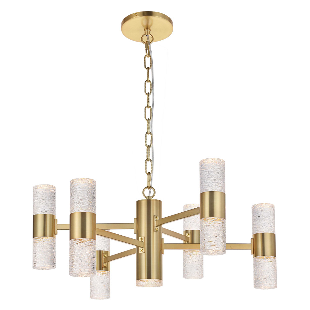 Elegant Pendant Light - Gold, L 26" (5200D26G)