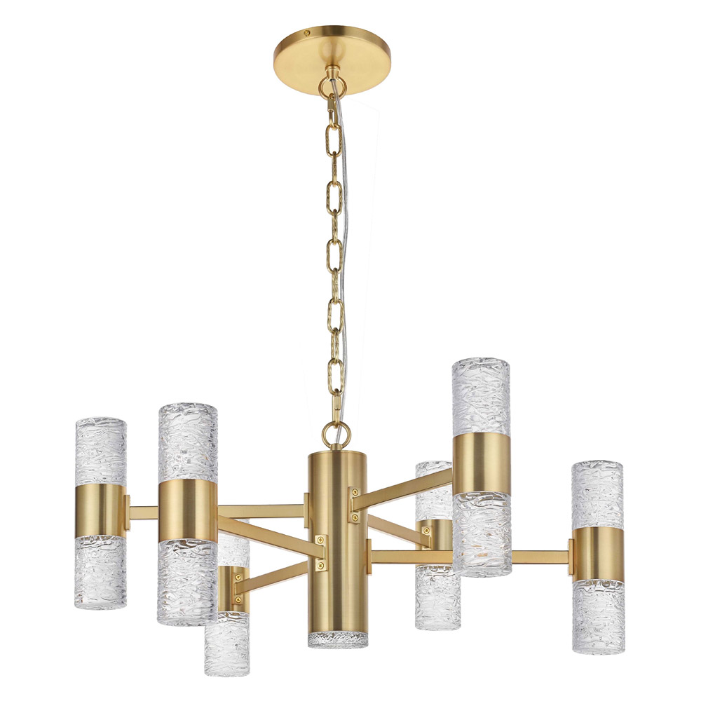 Elegant Pendant Light - Gold, L 26" (5200D26G)