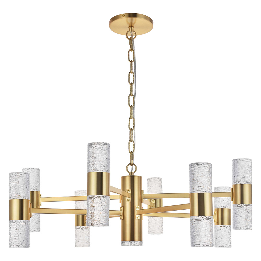 Elegant Pendant Light - Gold, L 32" (5200D32G)