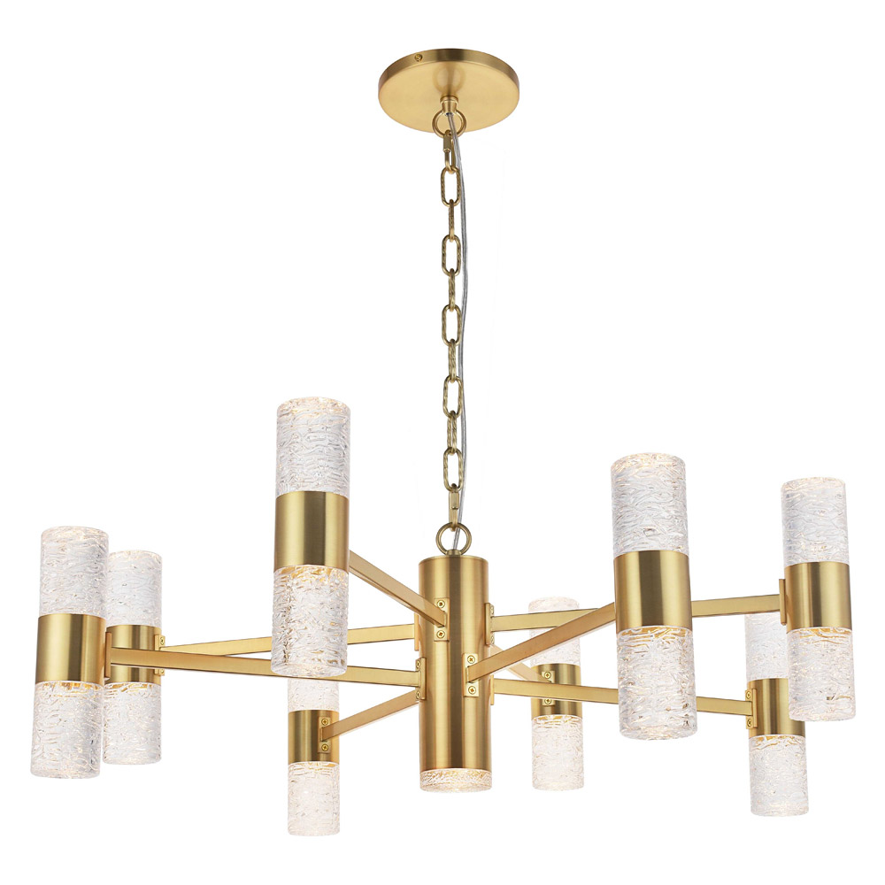 Elegant Pendant Light - Gold, L 32" (5200D32G)