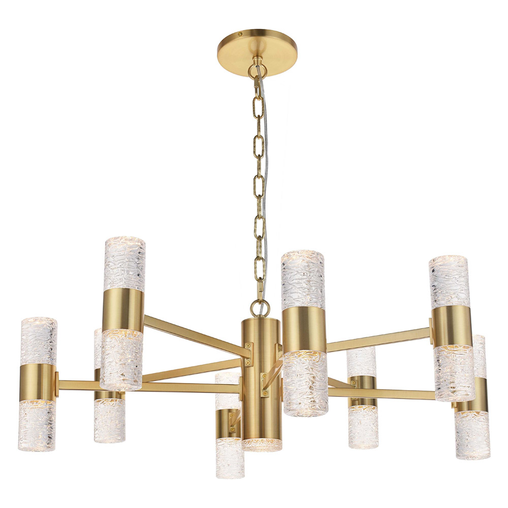 Elegant Pendant Light - Gold, L 32" (5200D32G)