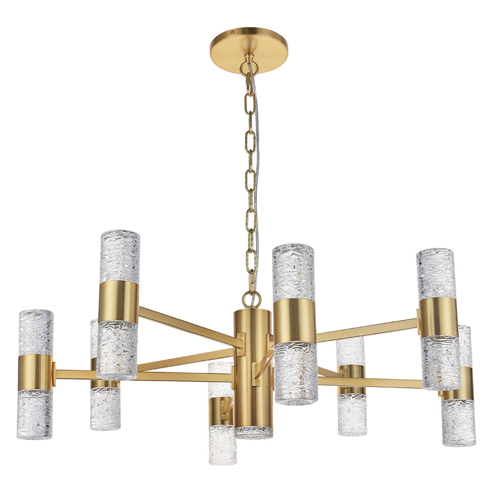 Elegant Pendant Light - Gold, L 32" (5200D32G)