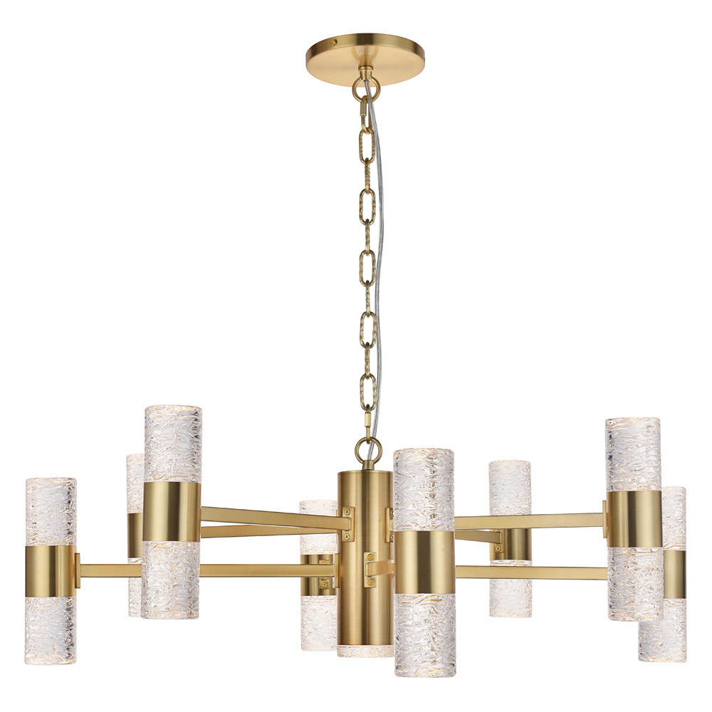 Elegant Pendant Light - Gold, L 32" (5200D32G)