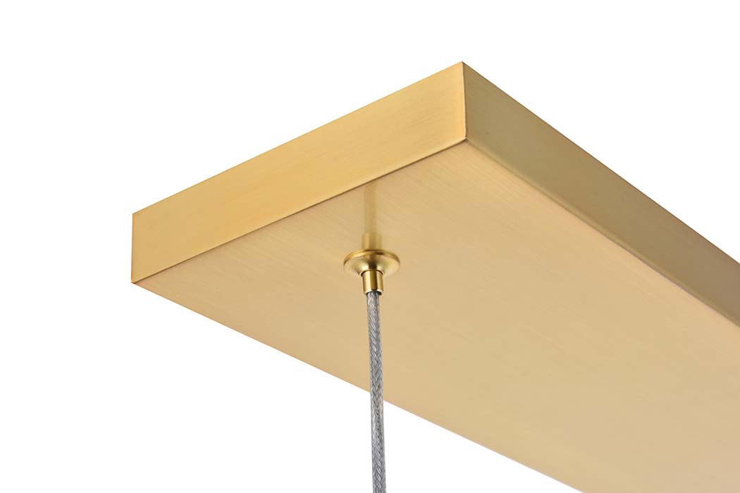 Elegant Pendant Light - Gold, L 36" (5200D36G)