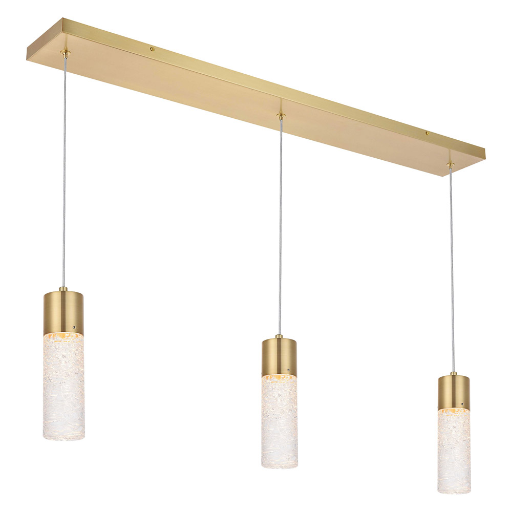 Elegant Pendant Light - Gold, L 36" (5200D36G)